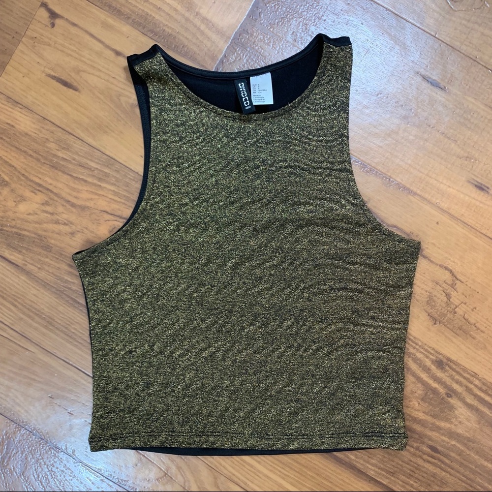 Gold Crop Top